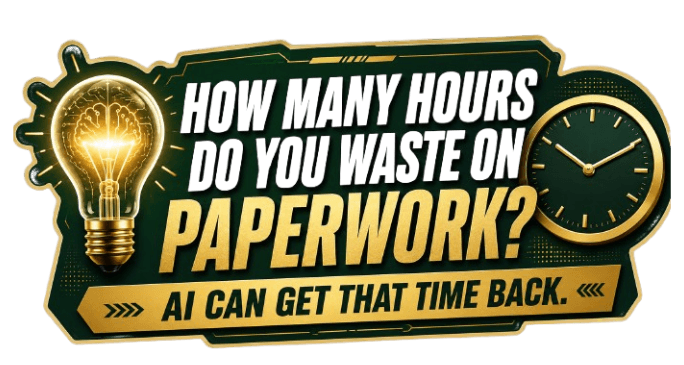 How many hours do you waste on paperwork? AI can get that time back.