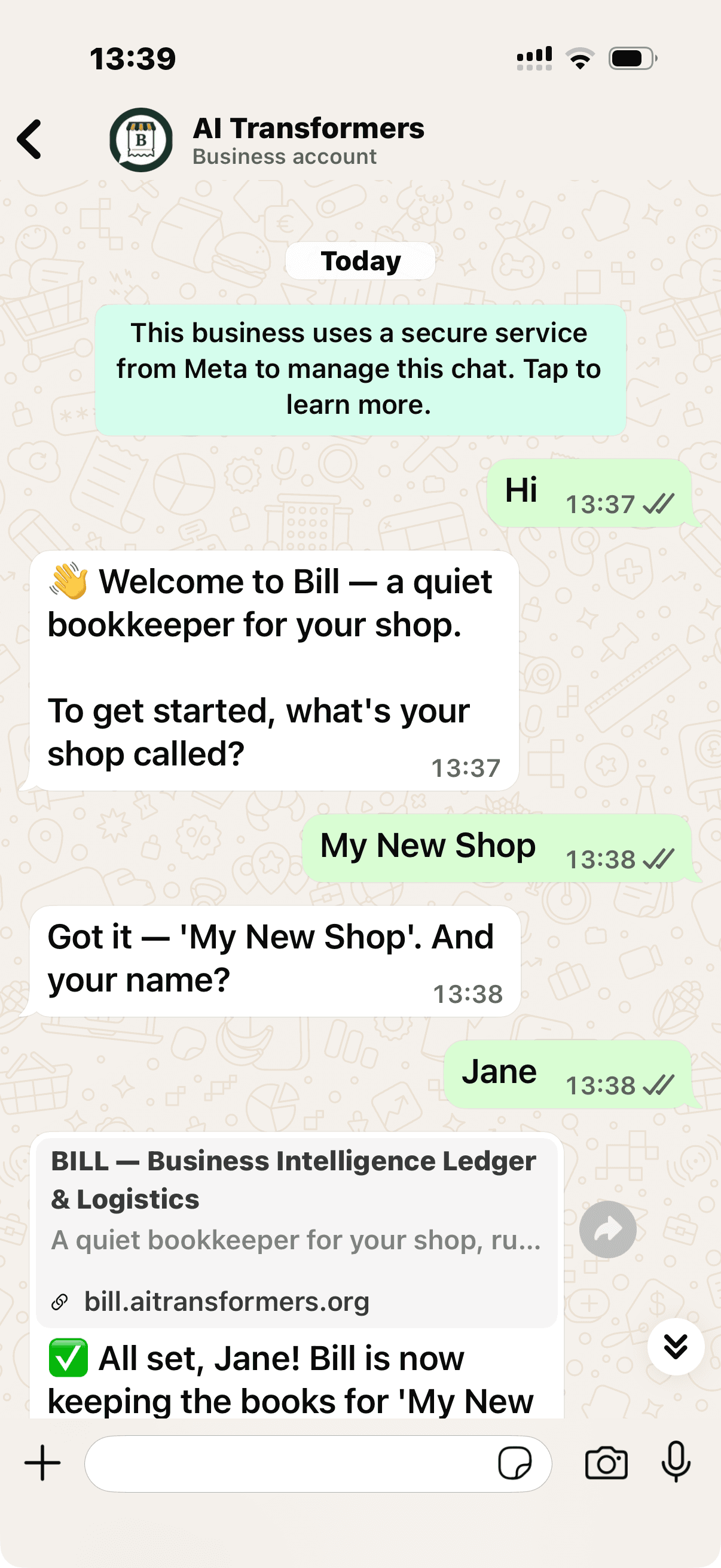 Name your shop.