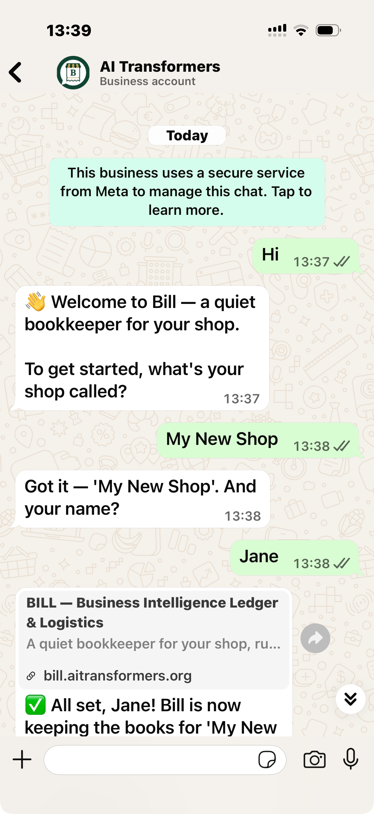 Name your shop.